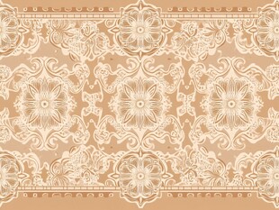复古花卉图案背景纹理