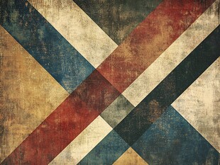 复古几何拼接纹理背景图