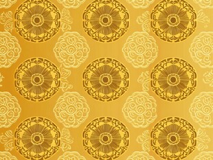 金色中式传统花纹图案