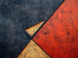 几何色块拼接纹理背景