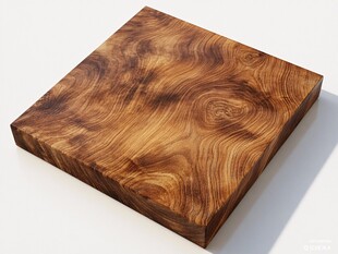 精美木质方块展示