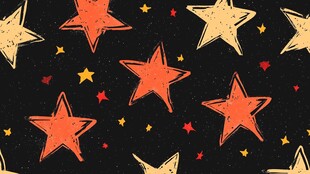 星星图案背景 复古风设计