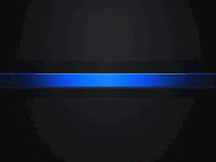 黑色背景上的蓝色光带