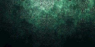 深绿复古花纹背景图