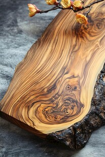 木纹美学 枝头花朵添韵