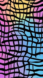 多彩扭曲线条抽象背景图