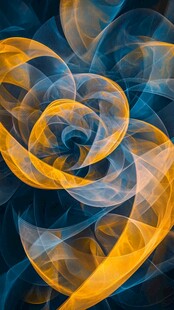 梦幻炫彩螺旋图案