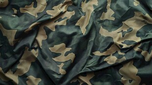 迷彩布料纹理特写