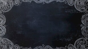 复古花纹黑板背景图