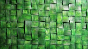 绿色编织纹理背景图案