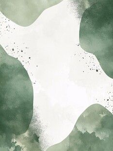 水墨风绿色抽象背景图