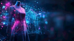 科技感梦幻虚拟时尚服饰