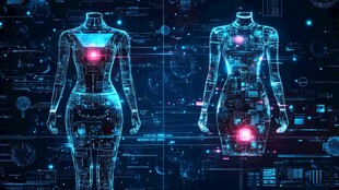 未来感人体科技图像展示