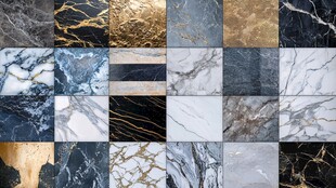 多样大理石纹理图案展示