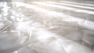 银色褶皱材质光影效果