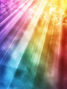 绚丽多彩的梦幻光线背景