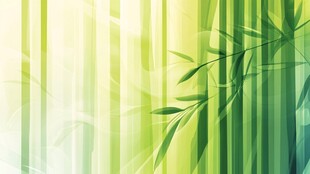 清新翠绿竹林梦幻背景图