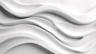 白色波浪形立体纹理图案