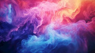 梦幻炫彩云雾背景纹理