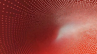 红色点阵渐变抽象背景图