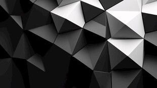 黑白几何多边形立体背景