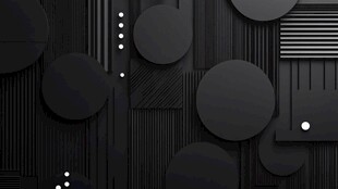 黑色几何抽象背景图案