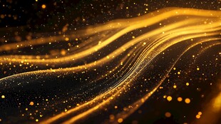 金色流光背景 璀璨梦幻