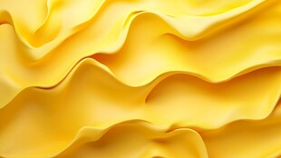黄色飘逸动感绸布纹理