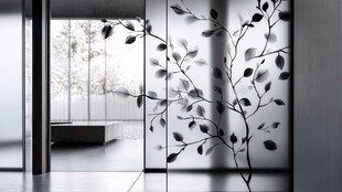 中式简约屏风下的静谧空间