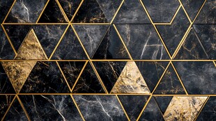 黑金几何大理石纹理图案