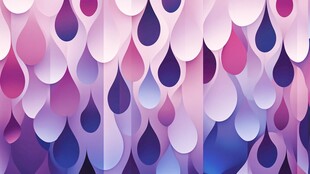 梦幻渐变水滴图案背景