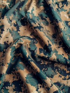 迷彩布料纹理特写