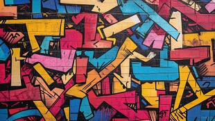 色彩斑斓的街头涂鸦艺术