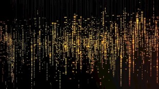 科技感数字矩阵背景图