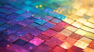 炫彩闪耀马赛克瓷砖纹理