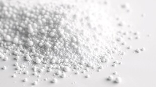 白色粉末颗粒特写画面