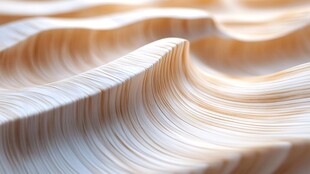 木质纹理波浪形艺术效果