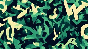 绿色迷彩图案背景纹理