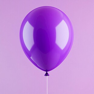 紫色光泽气球 简约背景