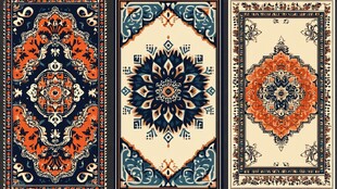 三款精美传统风格地毯图案