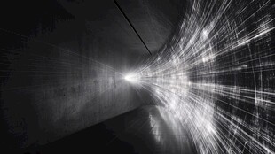 隧道光绘 光影交织之美