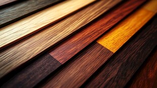 多样实木板材纹理展示