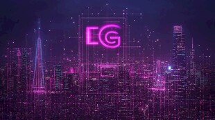 梦幻霓虹LG城市夜景图