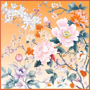 春日繁花锦簇中式花卉图