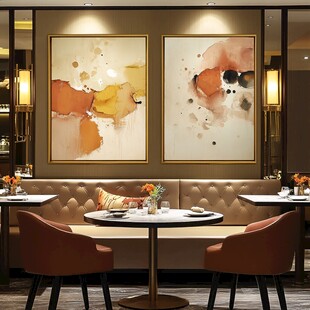 现代餐厅的艺术装饰风格