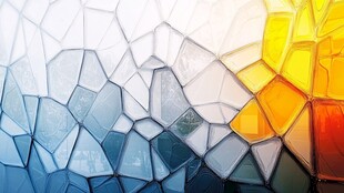 彩色玻璃马赛克艺术背景