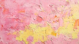 粉色与黄色交织的抽象肌理