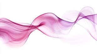 梦幻粉色飘逸动感线条