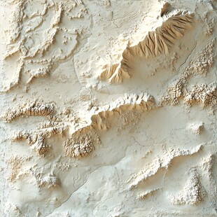 三维地貌地形图纹理