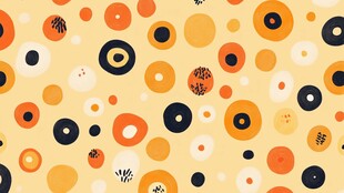 多彩圆点图案背景纹理